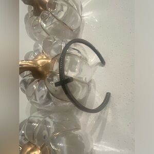 Elegant Black Bracelet with Cross